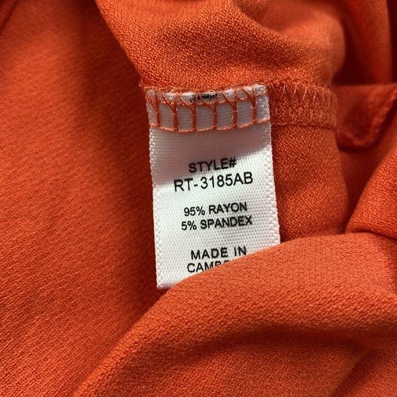 Zenana Twist Hem Dolman Top 💗 Orange - Picture 10 of 10